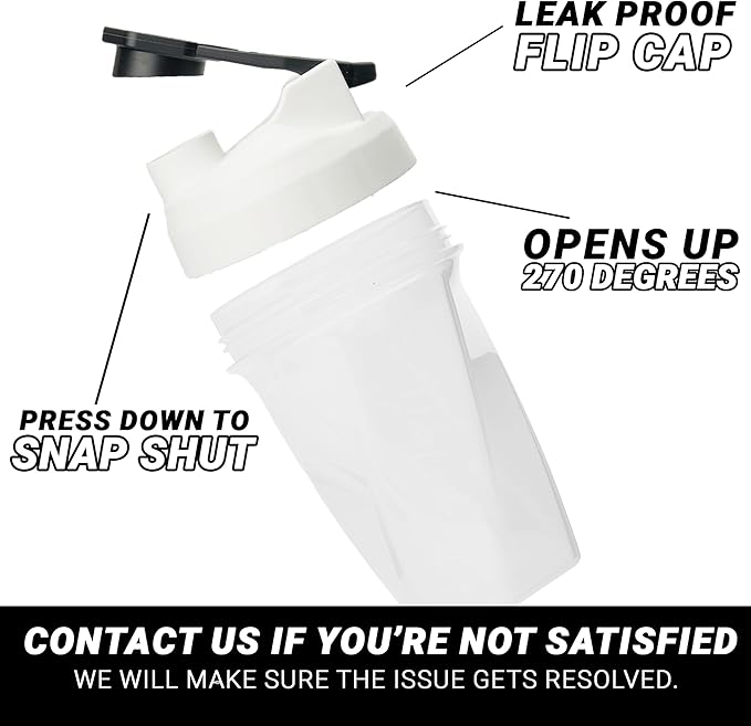 HELIMIX 1.5 Vortex Blender Shaker Bottle Holds upto 28oz | No Blending Ball or Whisk | USA Made | Portable Pre Workout Whey Protein Drink Shaker Cup | Mixes Cocktails Smoothies Shakes | Top Rack Safe
