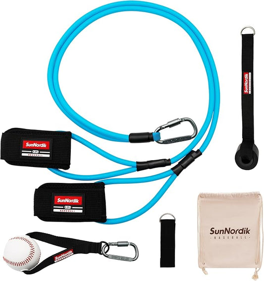 Resistance Bands for Pitchers, Baseball & Softball Training Equipment for Improving Arm Strength & Pitching Training, Baseball Pitching Bands for All Skill Levels