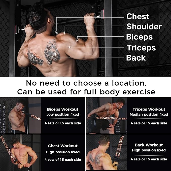 Innstar Pull Up Assistance Bands, 3 Heavy-Duty Adjustable Pull Up Bands Set, Pull Up Bands Assistance Bands for Enhanced Strength Training