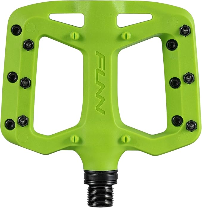 Funn Taipan S Glass Fiber Reinforced Thermoplastic Bike Pedals with 9/16-inch CrMo Axles for MTB/BMX/Urban/Gravel Riding, Suitable for Youth, Kids and Young Riders