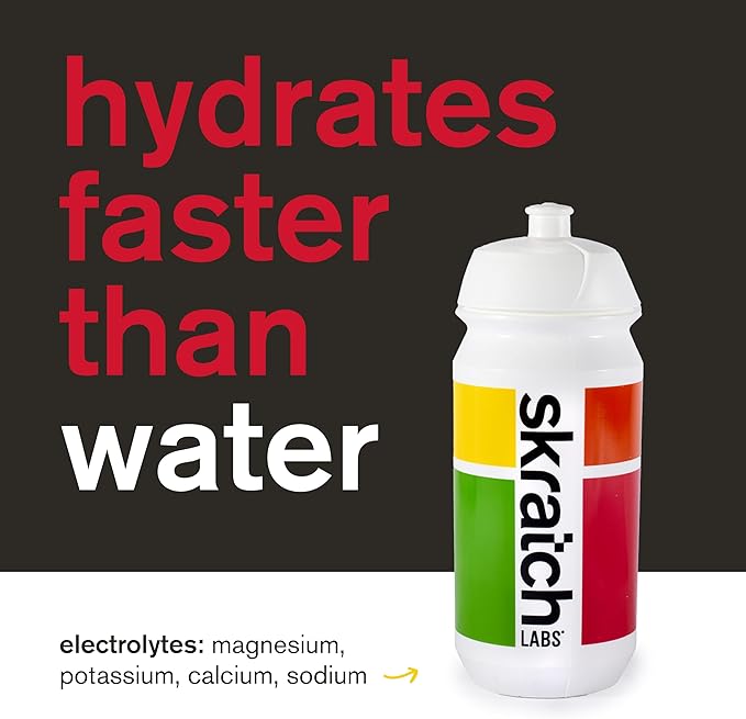 Skratch Labs Hydration Packets Hydration Drink Mix, Strawberry Lemonade (20ct) - Electrolyte Powder Developed for Athletes and Sports Performance, Gluten Free, Vegan, Kosher