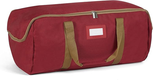 Covermates Keepsakes - Storage Duffel Bag - Heavy Duty Polyester - Reinforced Handles - Closet Storage, Red