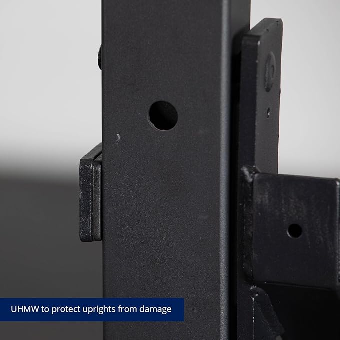 Titan Fitness T-3 Series Dip Bars, J-Hook Style Rack Mounted Dip Attachment, 880 LB Capacity, Fits 2" X 3" Tubular Steel