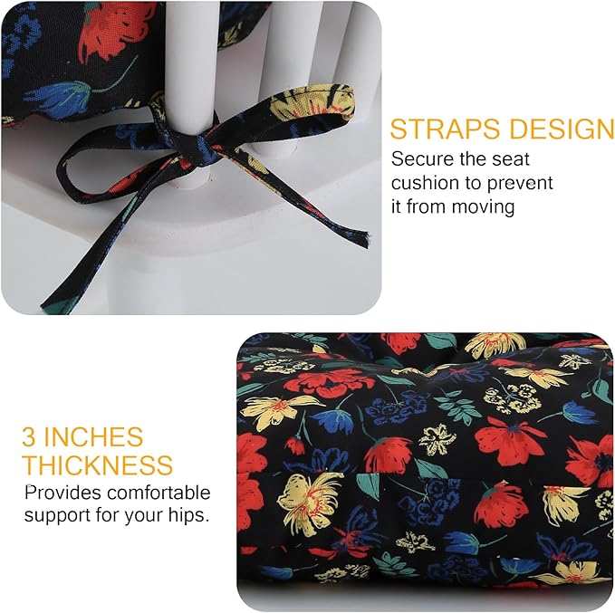 Outdoor Bench Cushion Waterproof, Tufted Bench Seat Cushion 36 x 15 Inch, Patio Wicker Indoor Seat Pads for Outside Garden Patio Balcony