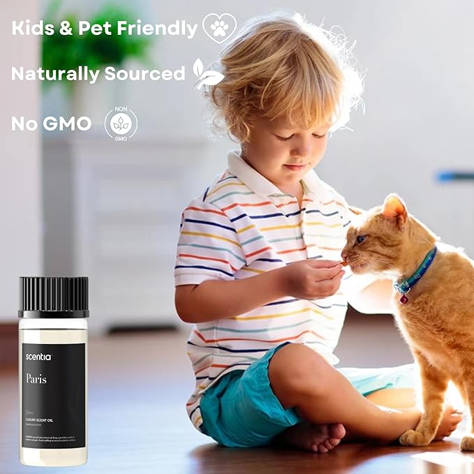 Scentia Hotel Diffuser Oil Inspired by The Hotel Costes Paris Scent - 50 mL 1.69 fl oz - Fragrance Oil Blend Rose,Clove &Sandalwood for Aromatherapy Diffuser & Humidifiers -Paris