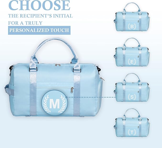 Gym Duffel Bag, Red, Personalized with Initials, Spacious with Shoe Compartment, Wet Pocket, Mat Strap, Travel-Friendly, Versatile Carry Options, Water-Resistant Polyester