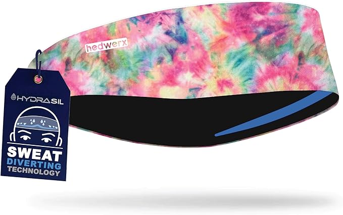 Hydra2 Headbands for Women & Men | Sweat Diverting, Hair Bands for Athletes, Gym, Cycling & Fitness | Flatweave