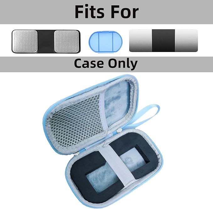 Foirfe Heart Rate Monitor Case Compatible with Kardia Mobile AliveCor Personal ECG Portable Travel Protective Holder Organizer for Heart Monitor Storage Pill Organizer Carrying (Box Only)