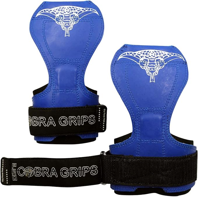Cobra Grips PRO Weight Lifting Gloves Heavy Duty Straps Alternative Power Lifting Hooks for Deadlifts Adjustable Neoprene Padded Wrist Support Bodybuilding