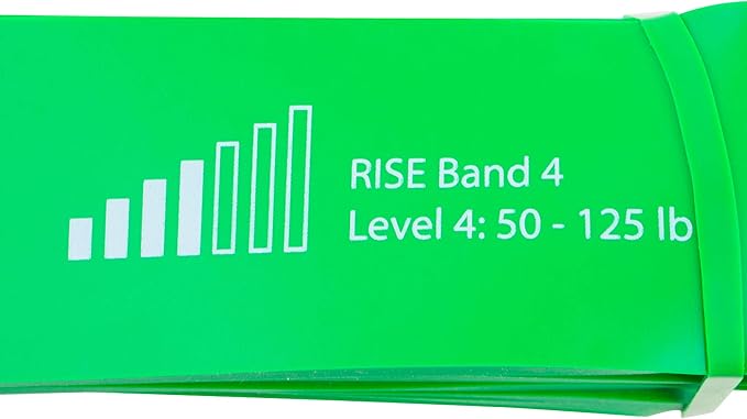 Rise Bands Heavy-Duty Exercise Resistance Band for Physical Therapy, Fitness, Muscle Development, Rehab, Mobility, Stretching, and More