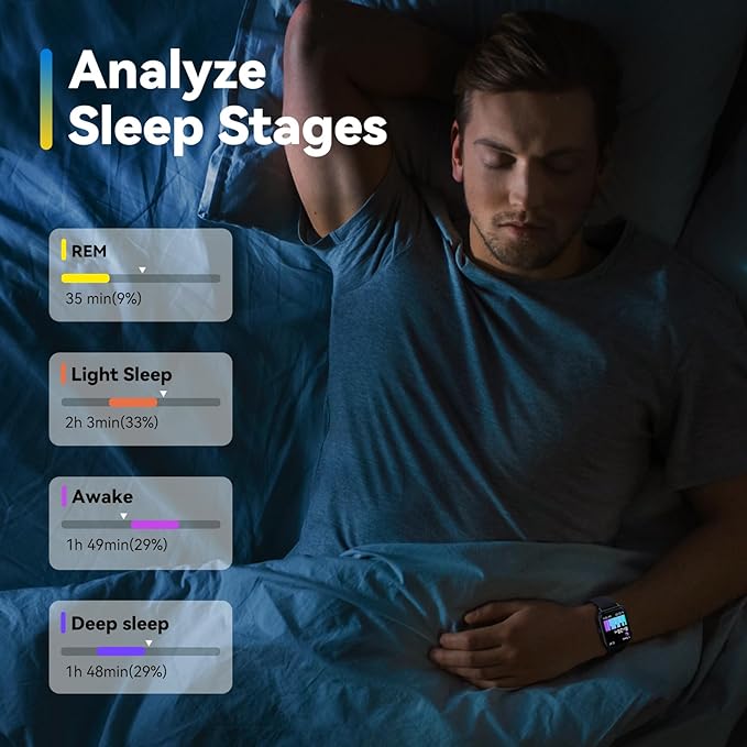 ENOMIR [2025 New] Smart Watch for Men - Alexa Built-in Fitness Tracker with Call Function&1.8" HD Touchscreen, IP68 Waterproof Heart Rate/Sleep/SpO2 Monitor, 100+ Sport Modes, iOS Android Compatible