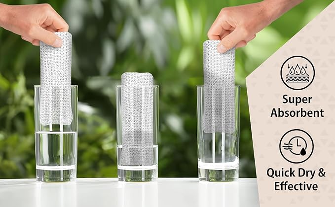 H4N Microfiber Cleaning Cloth Roll, 85 Pack Micro Fiber Cloth for Cleaning, Tear Away Towels, Ultra Absorbent, Non-Abrasive, Reusable and Washable Cleaning Supplies, 11.81" x 11.81", White