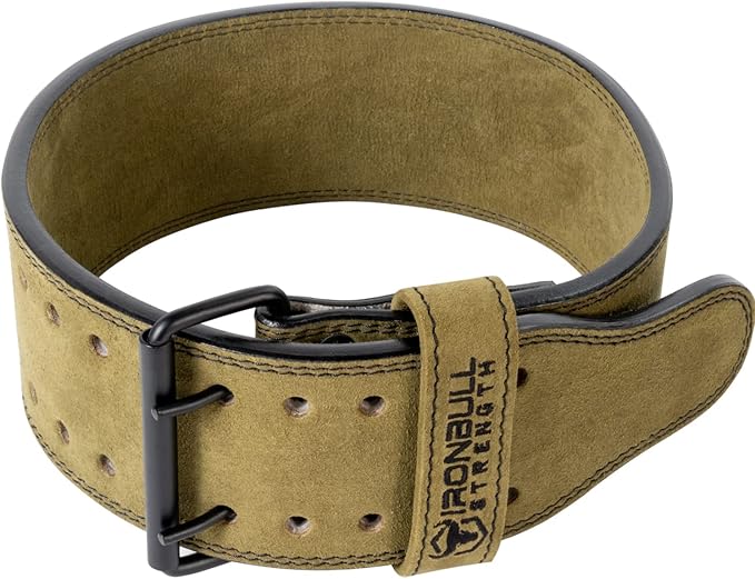 Powerlifting Belt - IPF Approved – Weight Lifting Belt 10mm - Prong Weightlifting Belt for Squats, Deadlift, and Bench Press – Lifting Belt Leather 4in for Men and Women – Back Brace for Gym, Workout, Strength Training, Strongmen & Power Lift