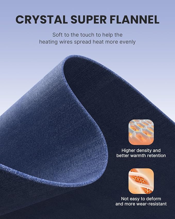 iDOO Heating Pad for Back Pain Relief, FSA Eligible Items Only List, Electric Heating Pad for Neck and Shoulders and Back, Back Heating Pads, ETL Certified, 24'' x 33''