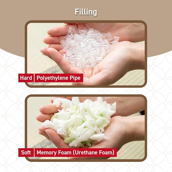 BJDesign Japanese Igusa (Rush Grass) Pipe Bed Pillow, Made in Japan, All Sleepers, Breathable & Deodorizing, 11.8x19.7x2.6 Inch