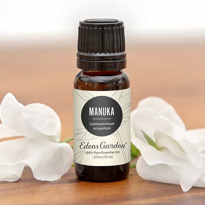 Edens Garden Manuka Essential Oil- 100% Pure Premium Grade, Undiluted, Natural, Therapeutic, Aromatherapy, The Best for Diffuser, Skin, Hair, Kid Safe 10 ml (.33 fl oz)