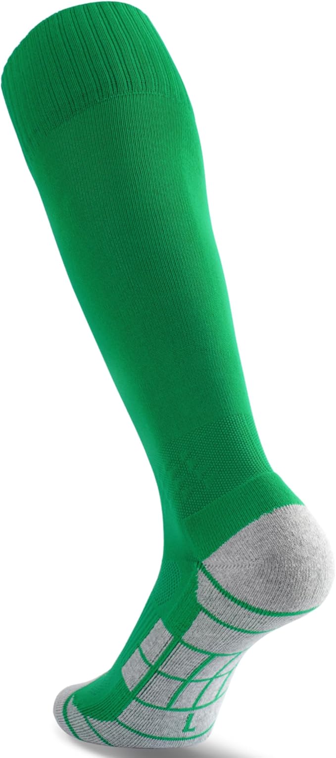 CWVLC Soccer Socks (1/3/5 pairs) Team Sport Knee High Socks for Adult Youth Kids