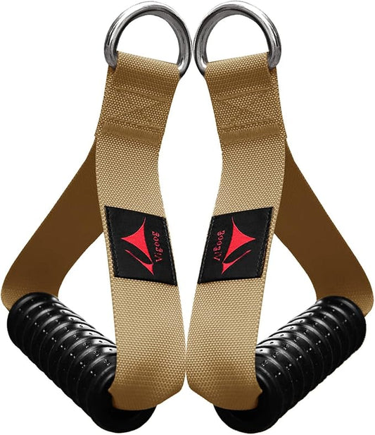 Heavy Duty Gym Workout Handles Attachment for Cable Machine,Resistance Band,Pulley System Home Exercise Equipment, Compatible with Bowflex,Total and Smith, Comfortable and Stronger Grip