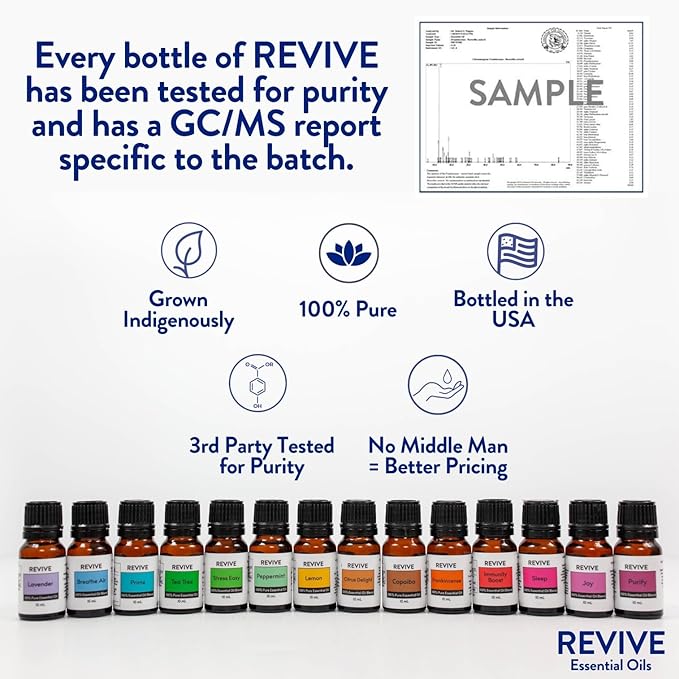 Purify Essential Oil Blend 30 mL by Revive Essential Oils - 100% Pure Therapeutic Grade, for Diffuser, Humidifier, Massage, Aromatherapy, Skin & Hair Care