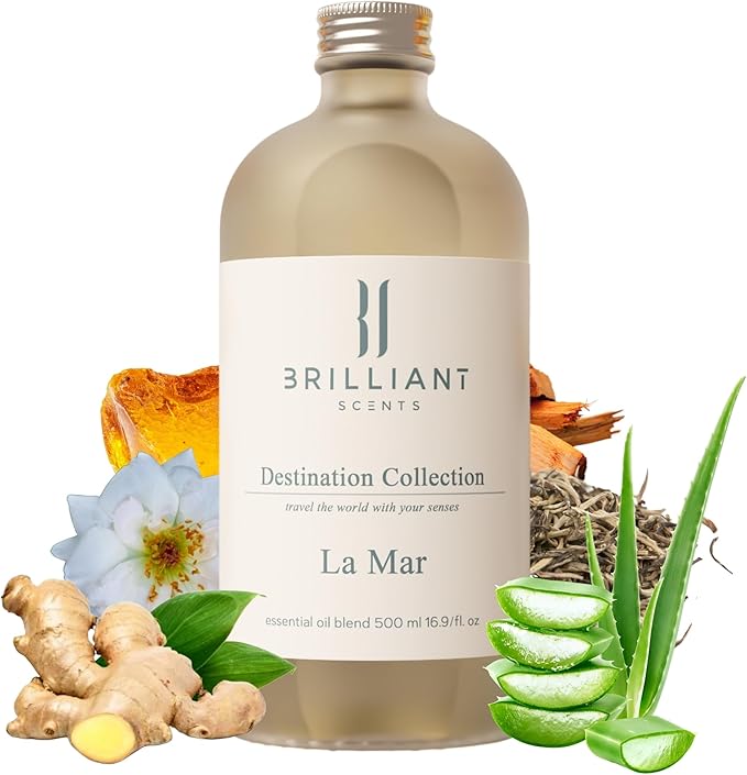 Diffuser Oil Refill, Inspired by The Westin Hote, Hotel Series Aroma Scents, Essential Oils Set for Home, Fragrance Oil for Candle Making, Home, 50 ML, La Mar