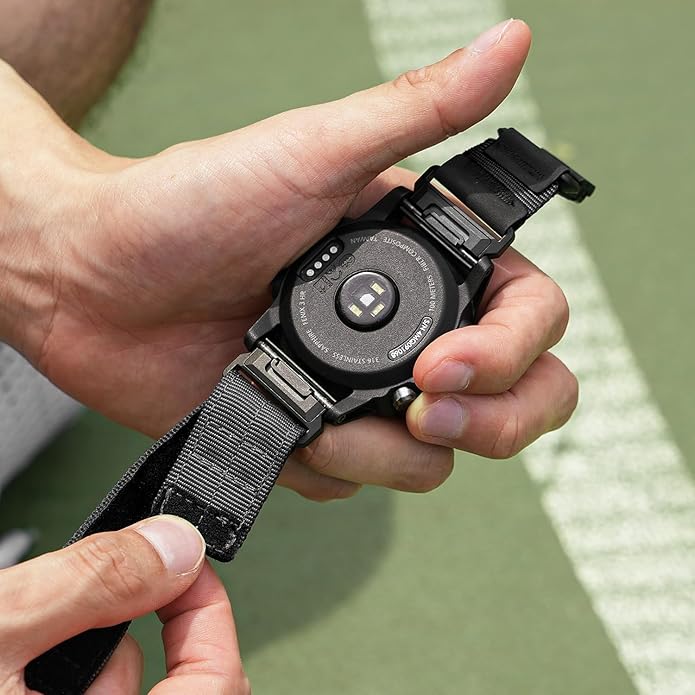 bitplay QuickFit Watch Band 22mm / 26mm – Magnetic Fidlock Buckle, Reinforced Nylon & Hypalon Strap, Compatible with Garmin Forerunner, Instinct, Quatix Series