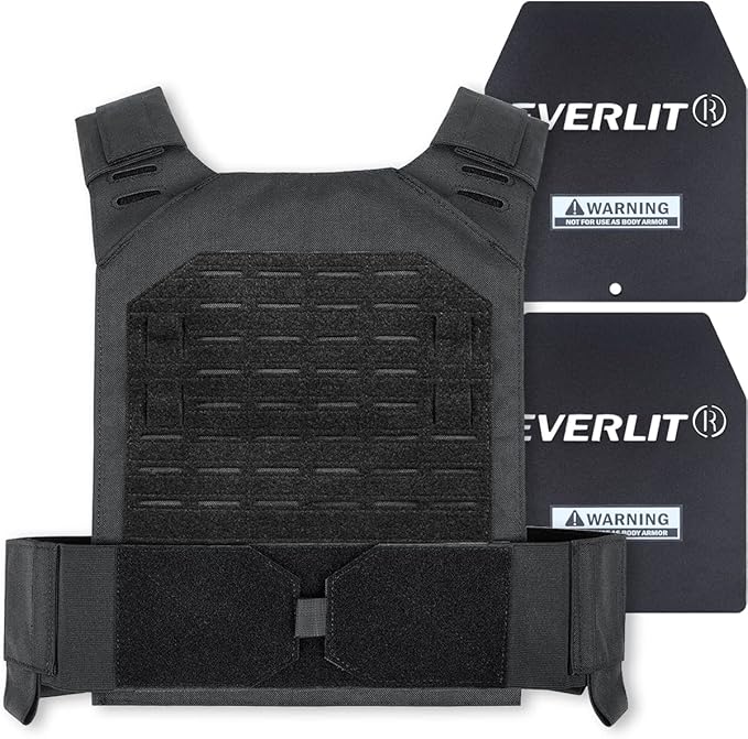 EVERLIT Adjustable Weighted Vest 14 Lbs/ 20 Lbs, Weight Included, for Body Weight Training Fitness Workout Running for Men Women