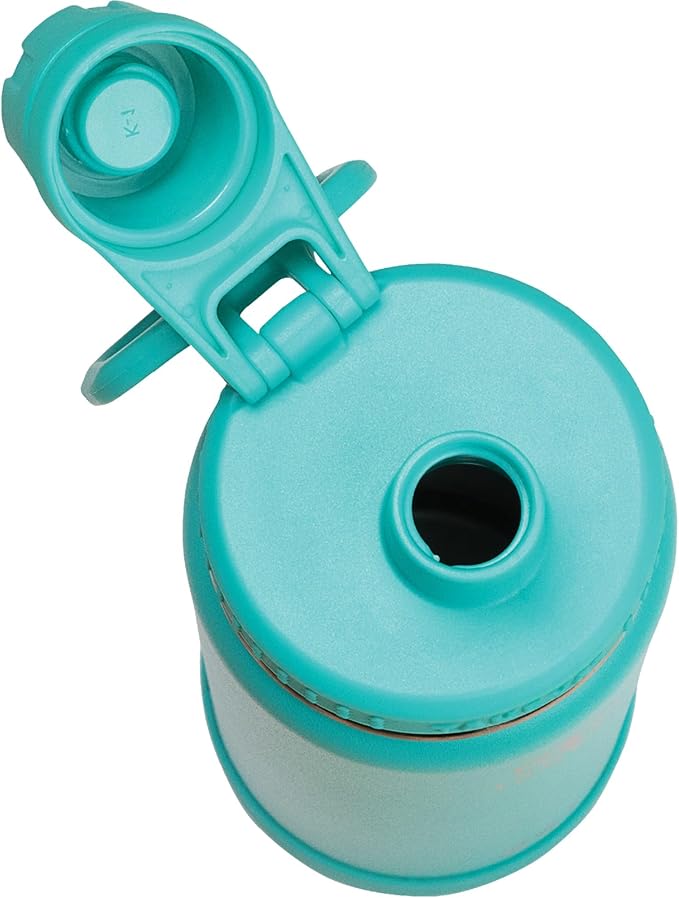 Takeya Actives Water Bottle with Spout Lid - Bottle with Double Stainless Steel Insulation - Dishwasher Safe & BPA-Free - Bottle with Spout Lid & Removable Bumper - 18 oz, Teal