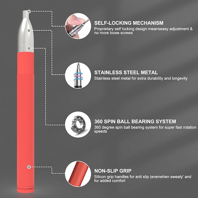 Speed Jump Rope for Men Women, Fitness Skipping Rope with Aluminium Handle and 2 Ropes, Self-Locking Design Adjustable Jumping Rope for Adult Workout Boxing