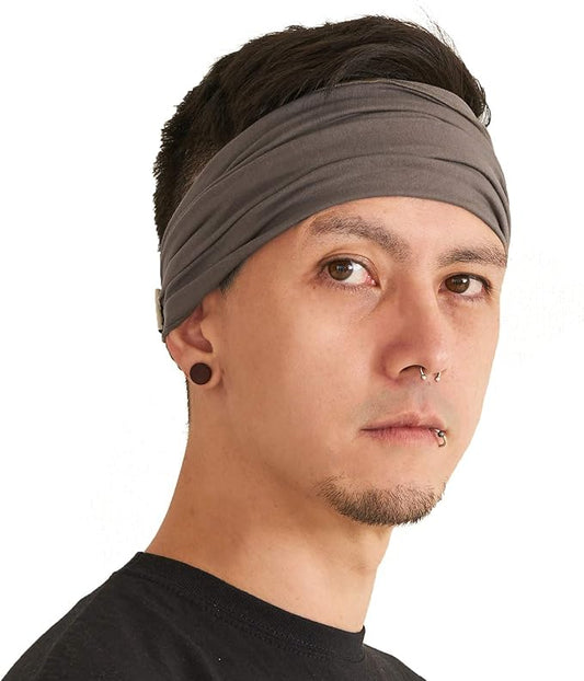 CHARM Headband Bandana Japanese Style - Mens Head Wrap Womens Hair Band by Casualbox