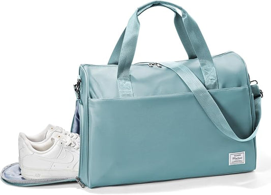 Gym Bag Womens,Travel Duffel Carry on Bag Sport Tote Bag Weekend Overnight Bag
