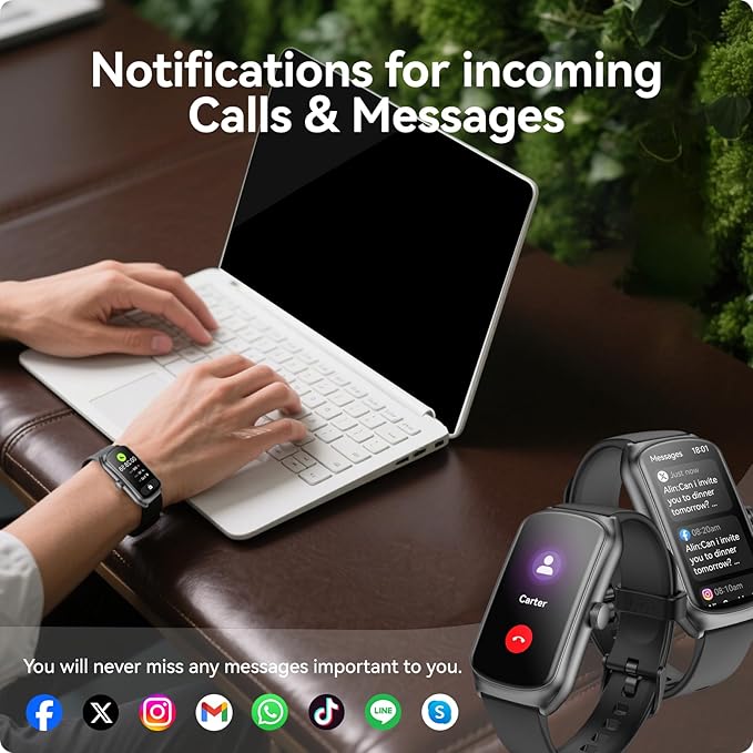 AMOLED Fitness Tracker Watch with 24/7 Heart Rate/SpO2/Sleep Monitor, IP68 Waterproof Smart Watch, Step Calorie Counter Pedometer Swimming Health Activity Trackers & SmartWatches for Men Women