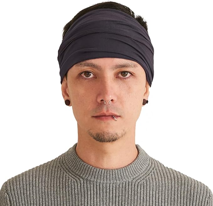 CHARM Headband Bandana Japanese Style - Mens Head Wrap Womens Hair Band by Casualbox