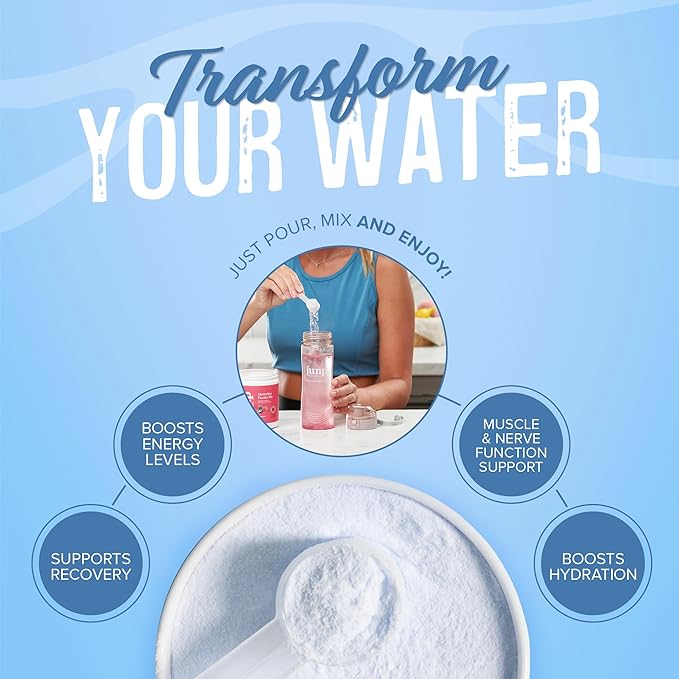 JUNP Electrolytes Powder No Sugar No Carbs – Berry Lemonade Keto Electrolyte Drink Mix - Potassium & Salt Hydration Powder Electrolytes - Zero Calorie Sugar Free Electrolyte Powder, 90 Servings