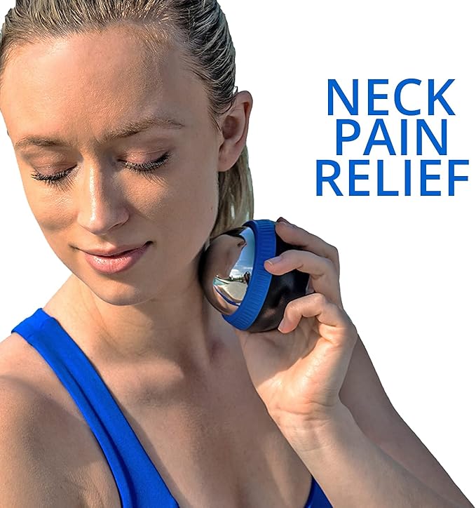 Body Back Glacier Ball - Cryosphere Therapy Massage Roller Ball, Ice Roller Ball, Cold Ball for Plantar Fasciitis Relief with Removable Ice Roller for Face or Lacrosse Ball Rolling