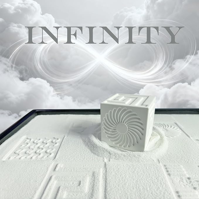 Japanese Zen Garden Kit for Desk with 3 Sand Spheres, Zen Decor with Wooden Tray and Natural Rake Torii Gate Ornament for Home & Office, Desktop Sandbox for Relaxation and Meditation