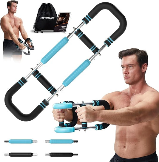 HOTWAVE Twister Arm Trainer, Chest Workout Equipment Exerciser for Men, Adjustable Arm and Chest Twister Trainer for Women - Portable Home Strength Training Fitness Equipment for Upper Body Muscle