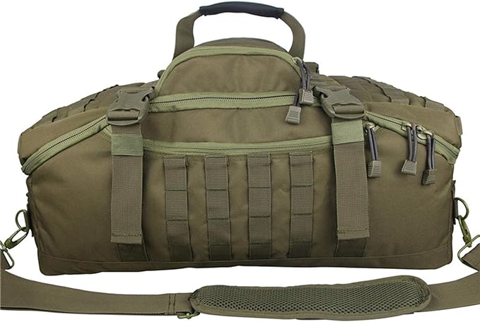 Greencity Travel Duffel Bag for Weekend Overnight Bag Waterproof Small Large for Men Women 30L 45L 85L Green