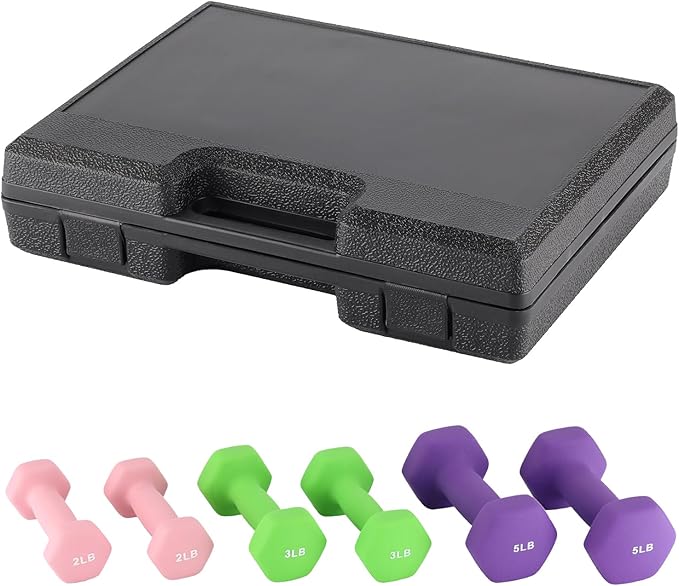 Dumbbell Set for Women and Men, Neoprene Dumbbell Free Hand Weight Set for Home Gym, Packed In Pairs