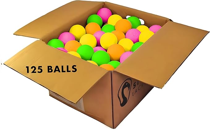 Signature Lacrosse Ball Set - Packs of 2, 4, 8, 12, and 120 - No Chemical Smell Massage Balls, Myofascial Release Tools, Back Roller, Muscle Knot Remover