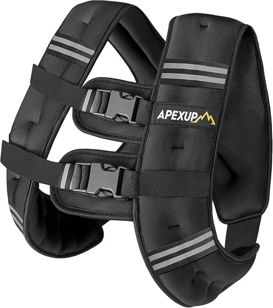 APEXUP Weighted Vest Men Women, Weight Vest for Women Workout Equipment for Strength Training Running