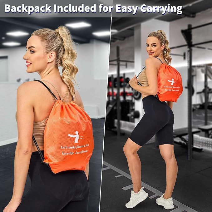 Pull Up Assistance Bands Set 5 LBS - 230 LBS, Long Resistance Bands for Pull Ups Working Out, Gym Workout Bands for Men Exercise Muscle Training and Shape Body - Carry Bag Included