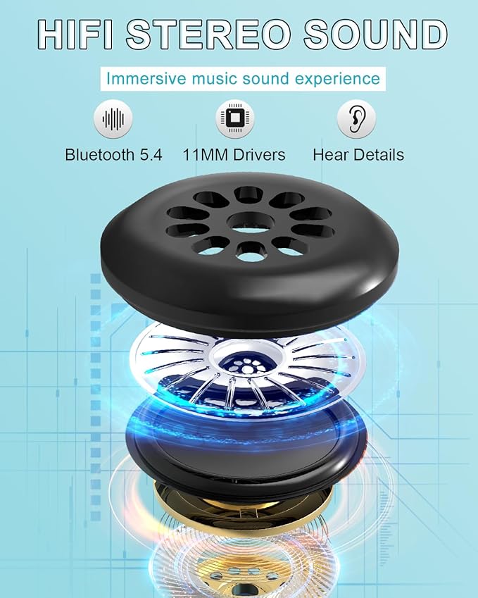 LC-dolida Sleep Headphones, 3D Sleep Mask Bluetooth Wireless, Sleeping Headphones for Side Sleepers Sleep Eye Mask Music Weighted Sleeping Mask Meditation Gifts for Men Women (Red)