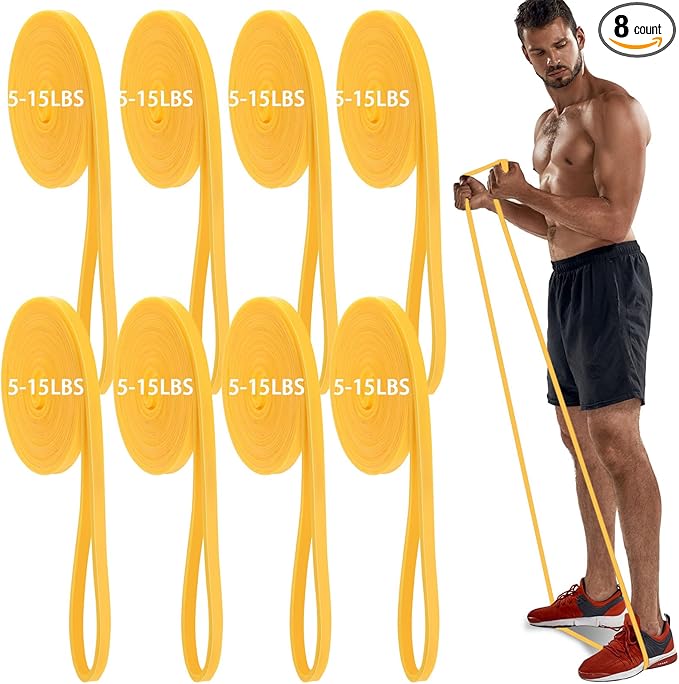 8 Pcs Resistance Bands Pull up Bands Pull up Assistance Bands Exercise Workout Bands for Working Out Muscle Training Physical Therapy Muscle Training Men and Women