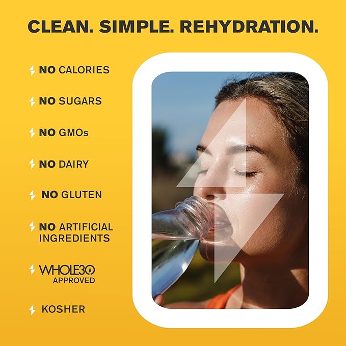 Electrolyte Drops for Water - Sugar-Free for Hydration and Immune Support - 50 Single Servings - Keto Friendly - Zinc and Magnesium for Rapid Rehydration