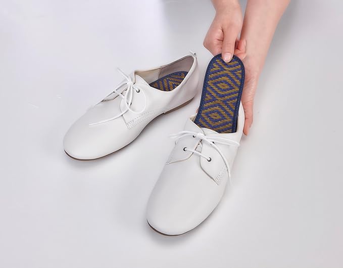 Japanese Traditional Organic Igusa Insoles, Smooth Sweat-Absorbing Deodorant Non-Slip Breathable Insoles Made of Igusa (Japanese Soft Rush Grass) (US Size 4, 22-22.5cm, Blue)