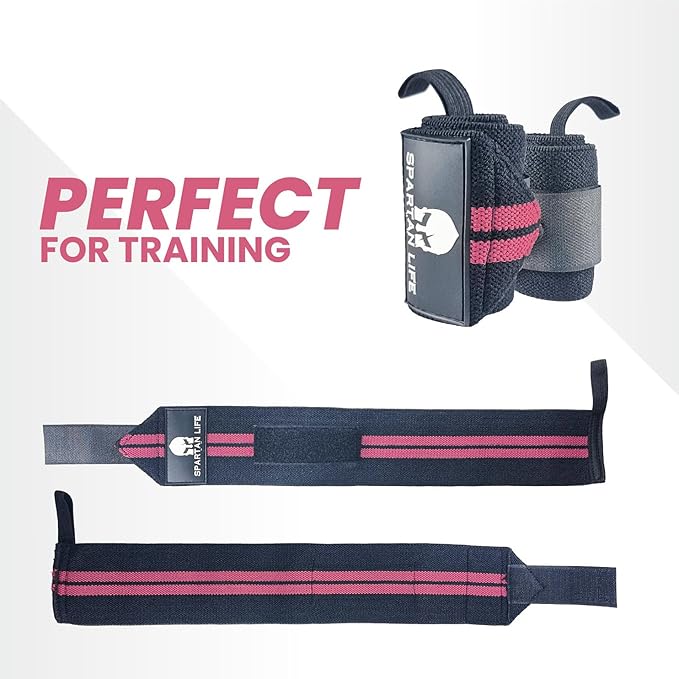 wrist wraps for weightlifting men & Women 18" Professional Quality Wrist Support with Heavy Duty Thumb Loop - Best Wrap for Powerlifting Competition, Strength Training, Bodybuilding