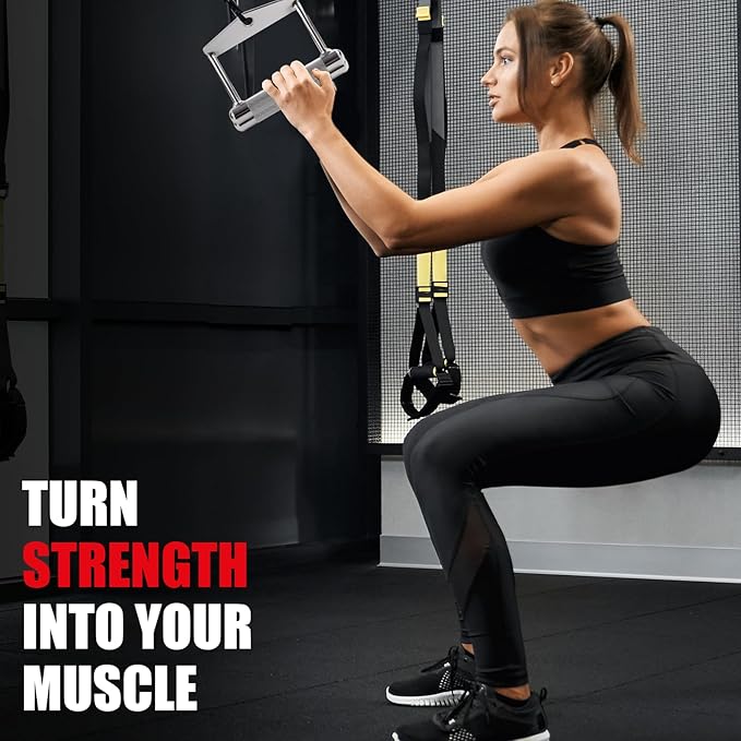 V-Shaped Bar Straight Rotating Bar Curl LAT Pull Down Bar D Handle Double D Row Handle LAT Pulldown Attachments Cable Machine Attachment for Home Gym