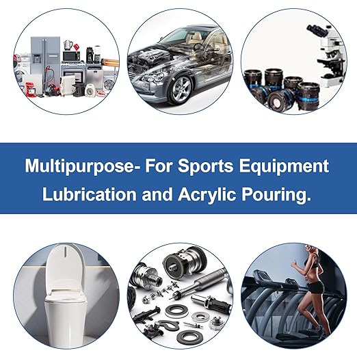 Fitness Treadmill Tube of Tread Belt Deck Lube for Spirit Sole Fitness Treadmill, Silicone Lubricant Oil Maintenance Lubricant p/n N020001, with Cleaning Cloth and Brush (1 Pack)