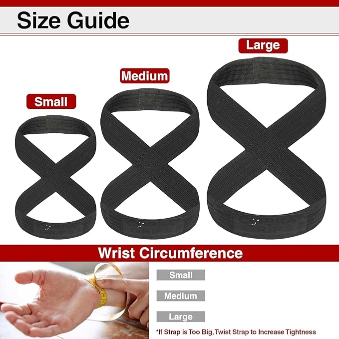 Deadlift Straps Figure 8 Loop Lifting Straps The #1 Choice for Power Lifters weightlifters workout Enthusiasts