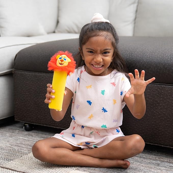 Rory Junior – Breathing Fidget Tool for Kids, Teaches Lion’s Breath for Calming & Emotional Regulation, Screen-Free, Tactile Stress Relief Toy for Home, School & Travel